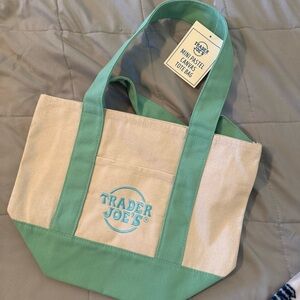 tj mini tote - pastel green